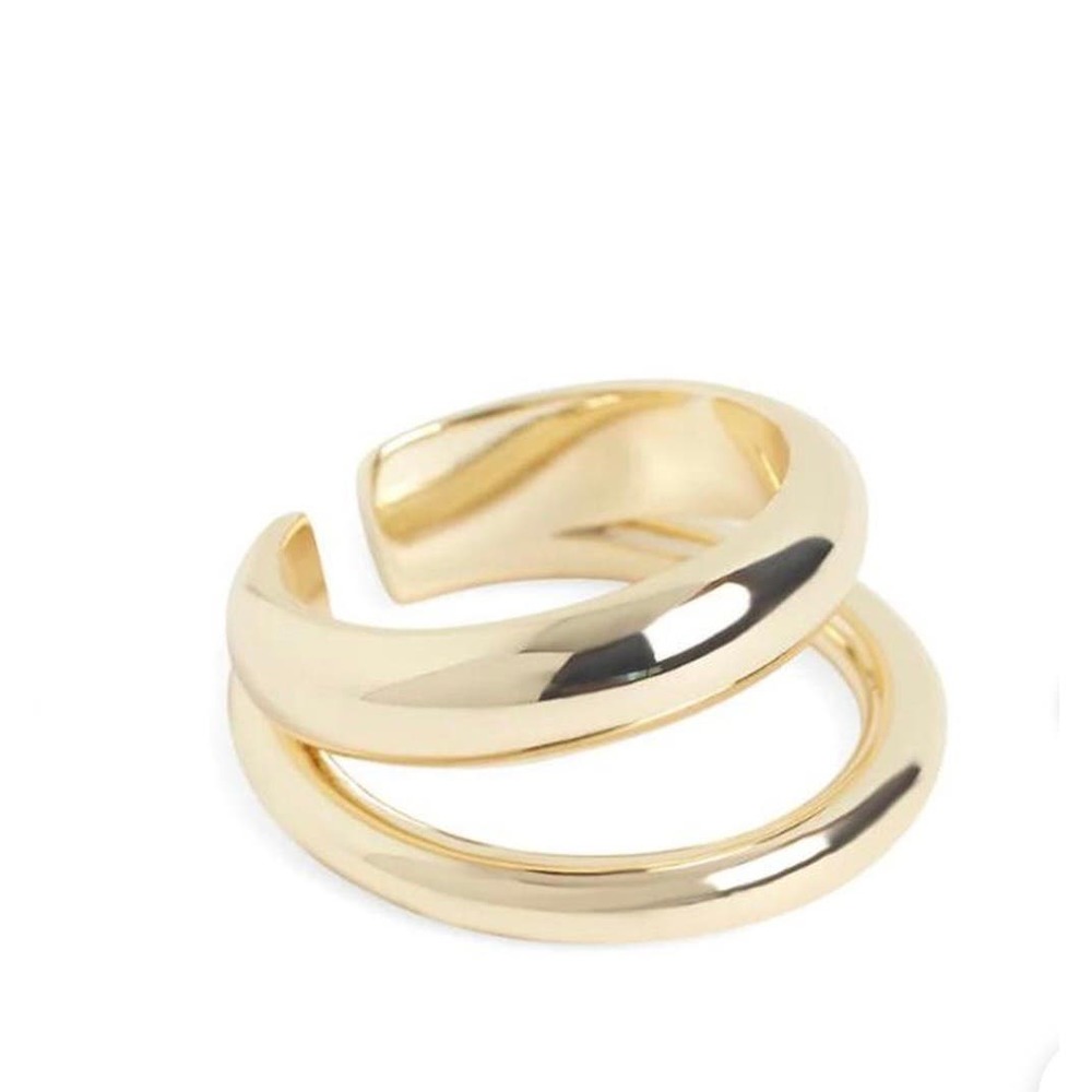 Loren Stewart x Curateur Deux Open Band Ring Gold - Size 7 MSRP $298